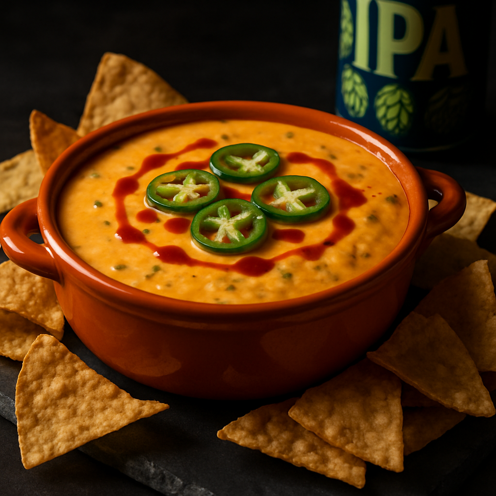Spicy IPA Pepper Jack Beer Dip