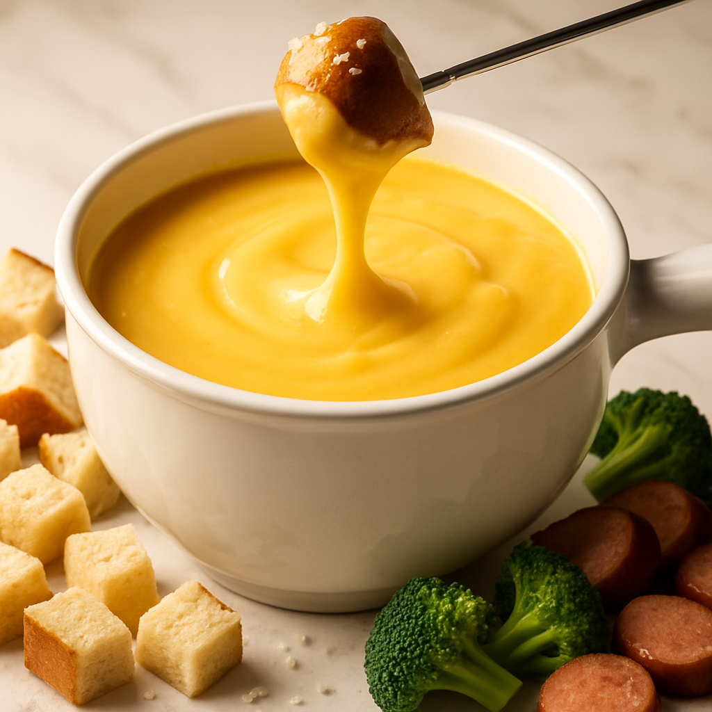 Pretzel-Perfect Beer Cheese Fondue