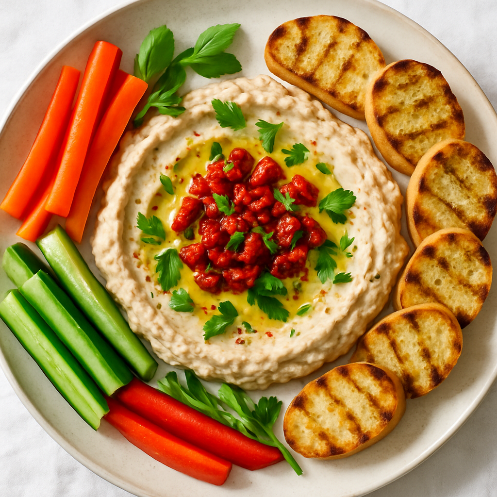 Mediterranean Tuna White Bean Dip