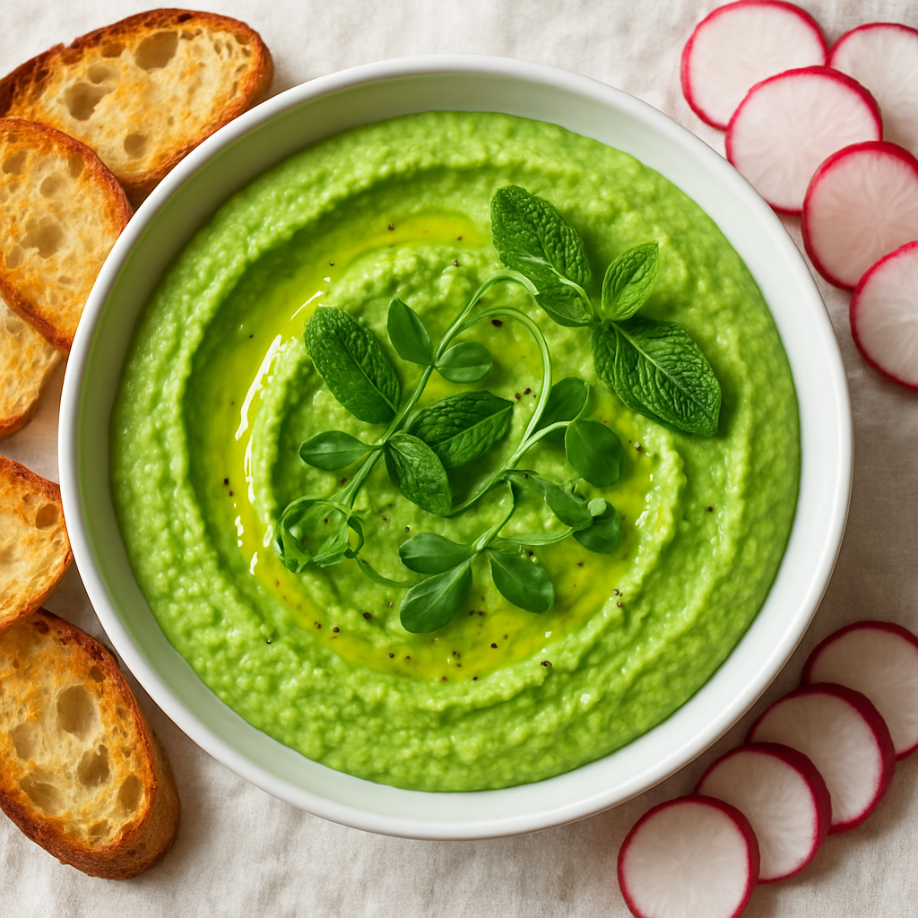 Spring Pea and Mint Dip