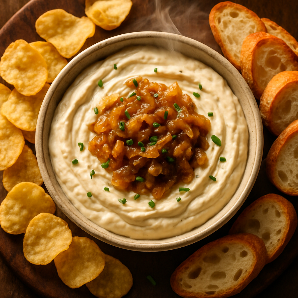Classic French Onion Dip from Scratch
