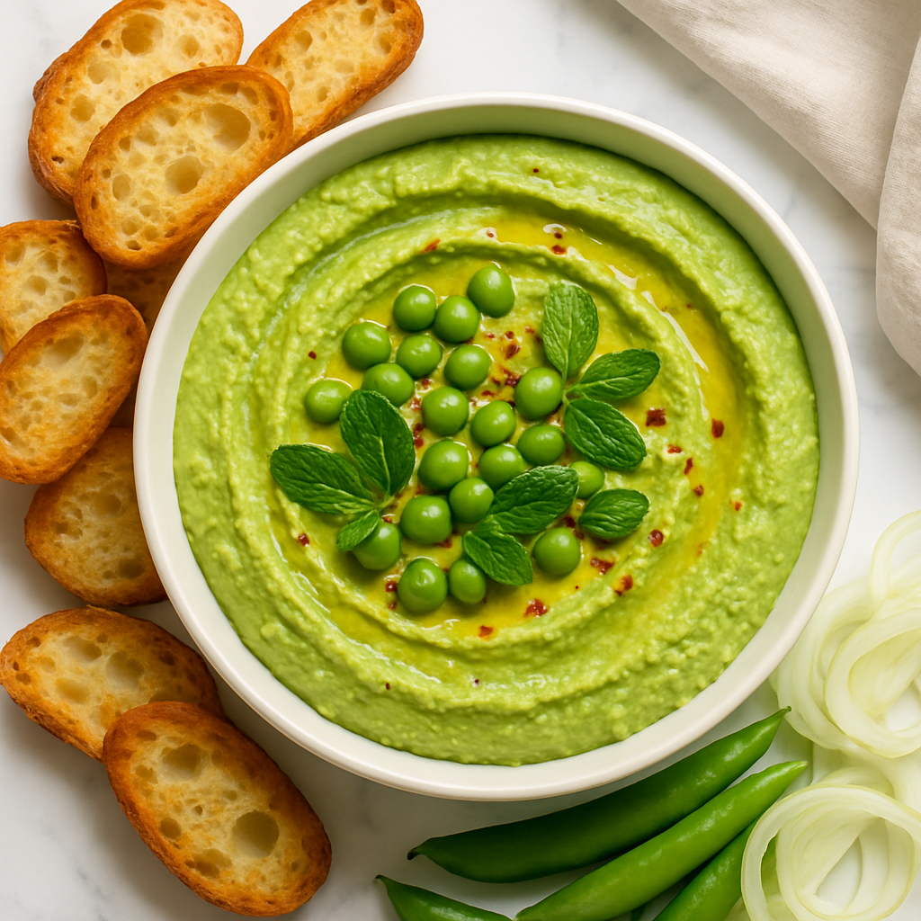 Fresh Mint and Pea Dip