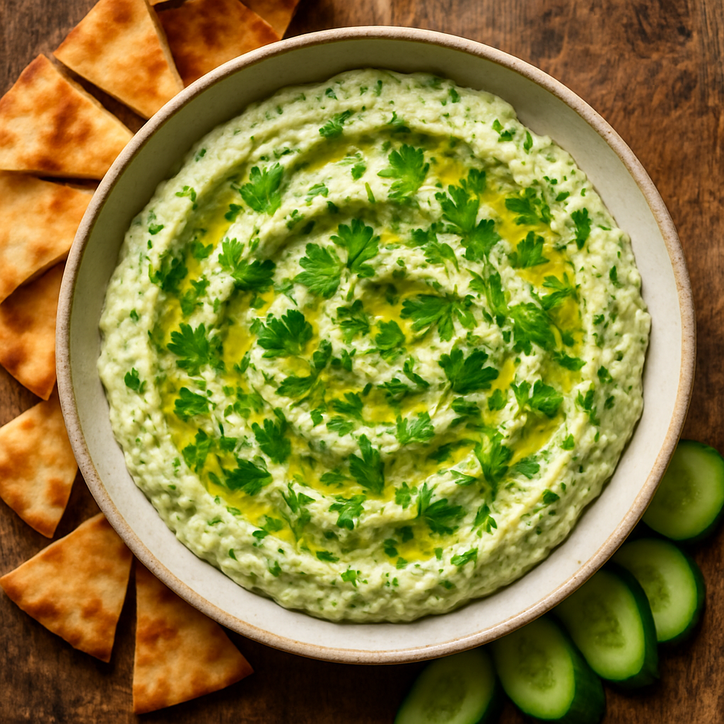 Herb-Loaded Skordalia (Garlic Potato Dip)