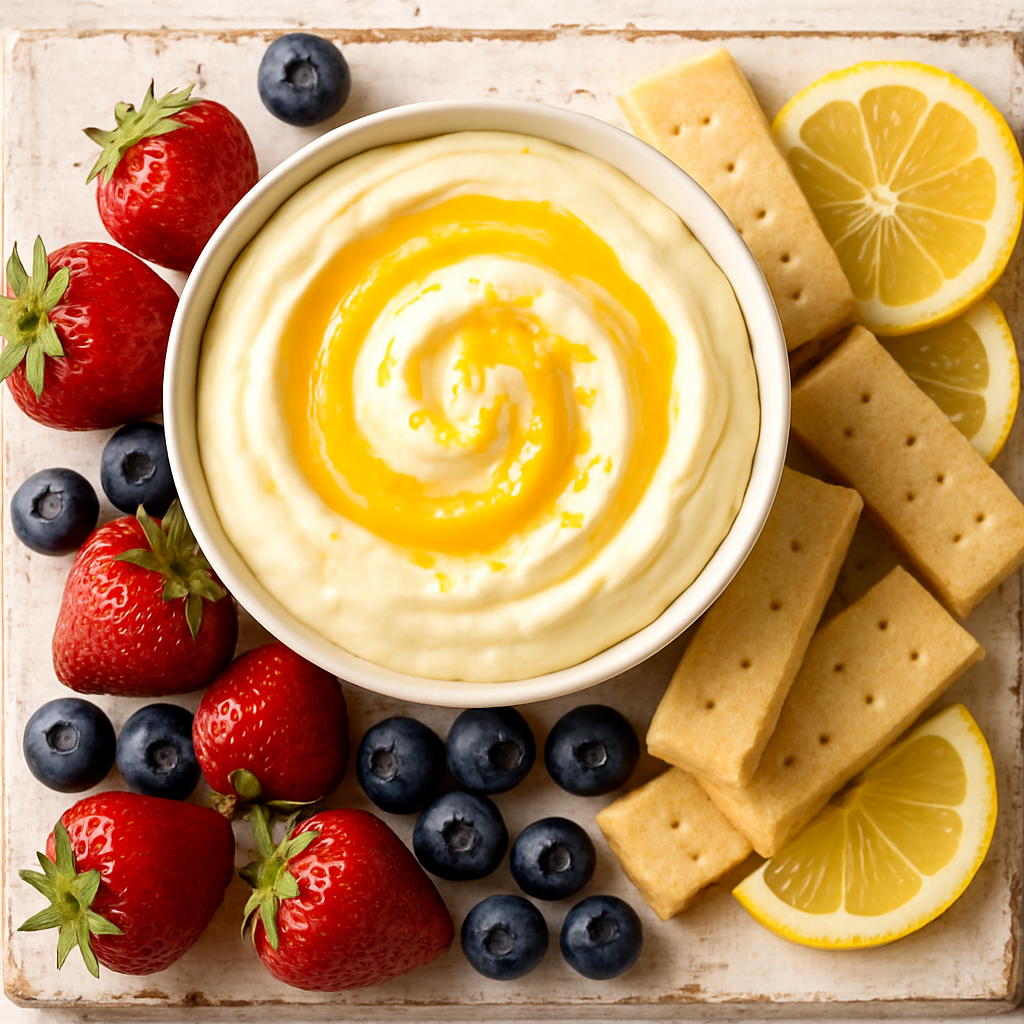Lemon Curd Cream Dip
