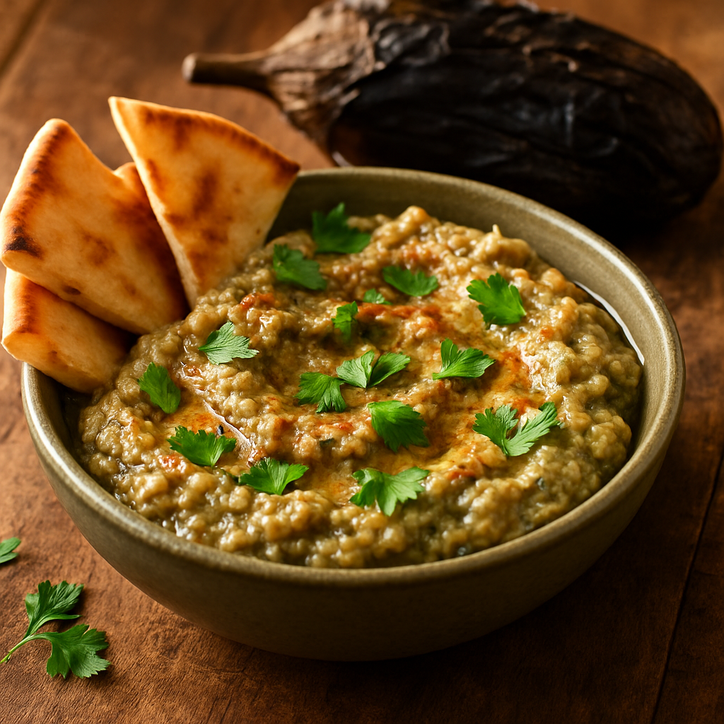 Melitzanosalata (Roasted Eggplant Dip)