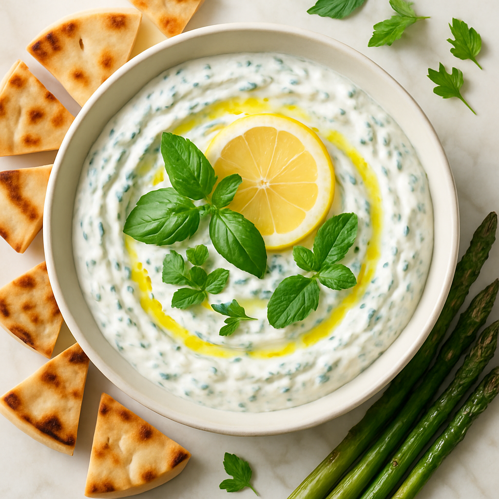 Lemon Herb Greek Yogurt Dip