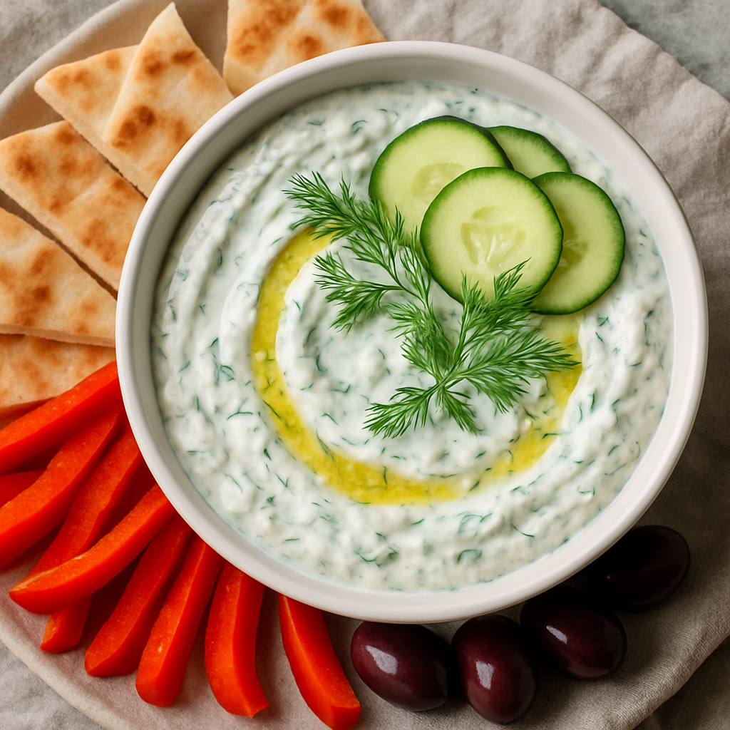 Cucumber Dill Greek Yogurt Dip