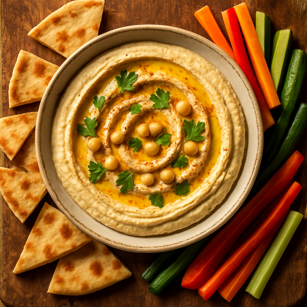 Classic Smooth Lemon-Tahini Hummus