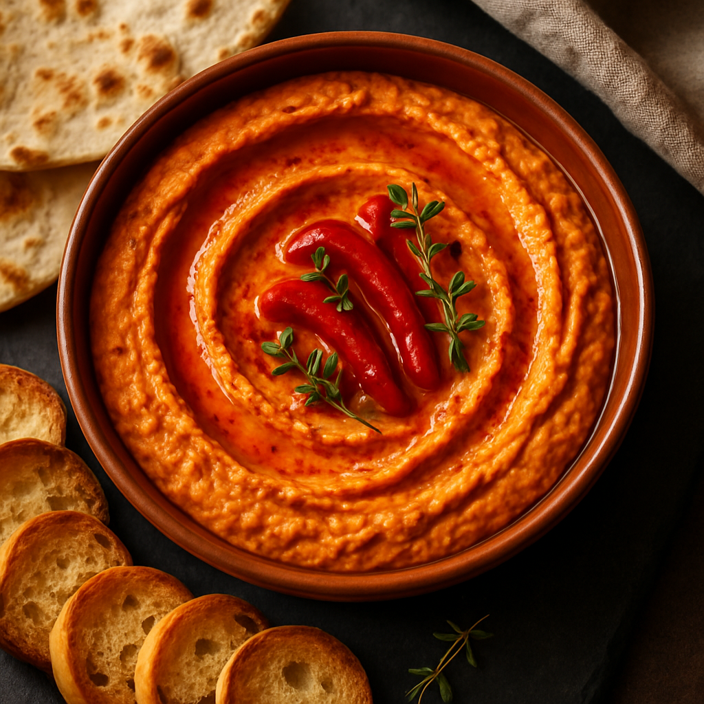 Roasted Red Pepper Hummus