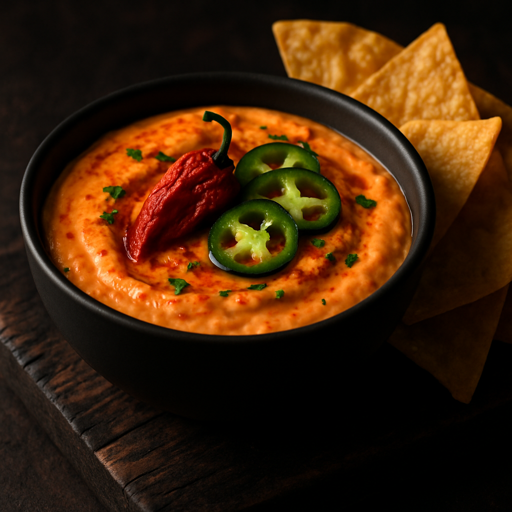 Ghost Pepper and Cream Cheese Fire Dip