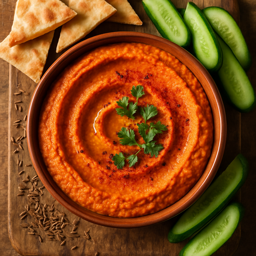 Red Lentil and Cumin Dip
