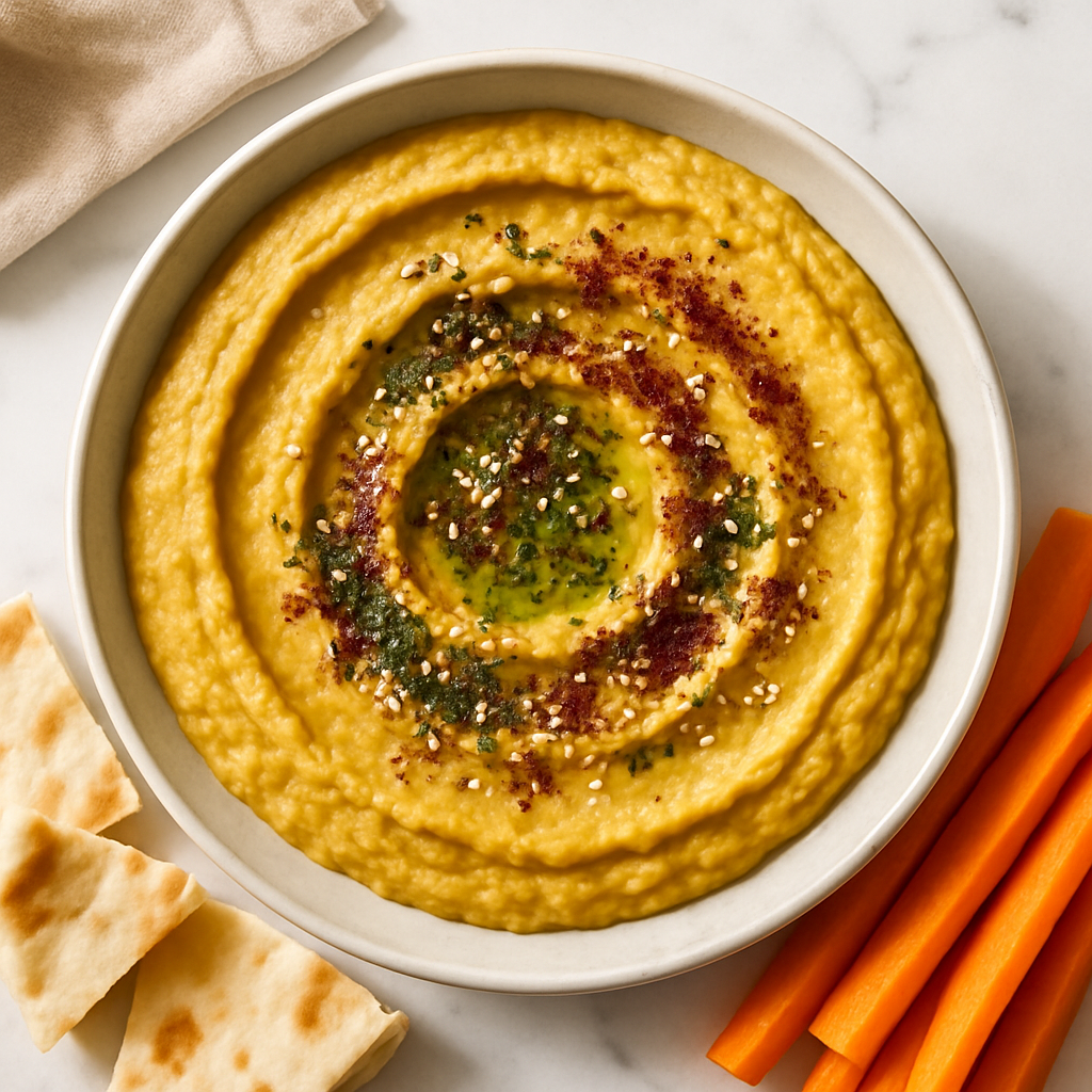 Spiced Lentil Hummus-Style Dip