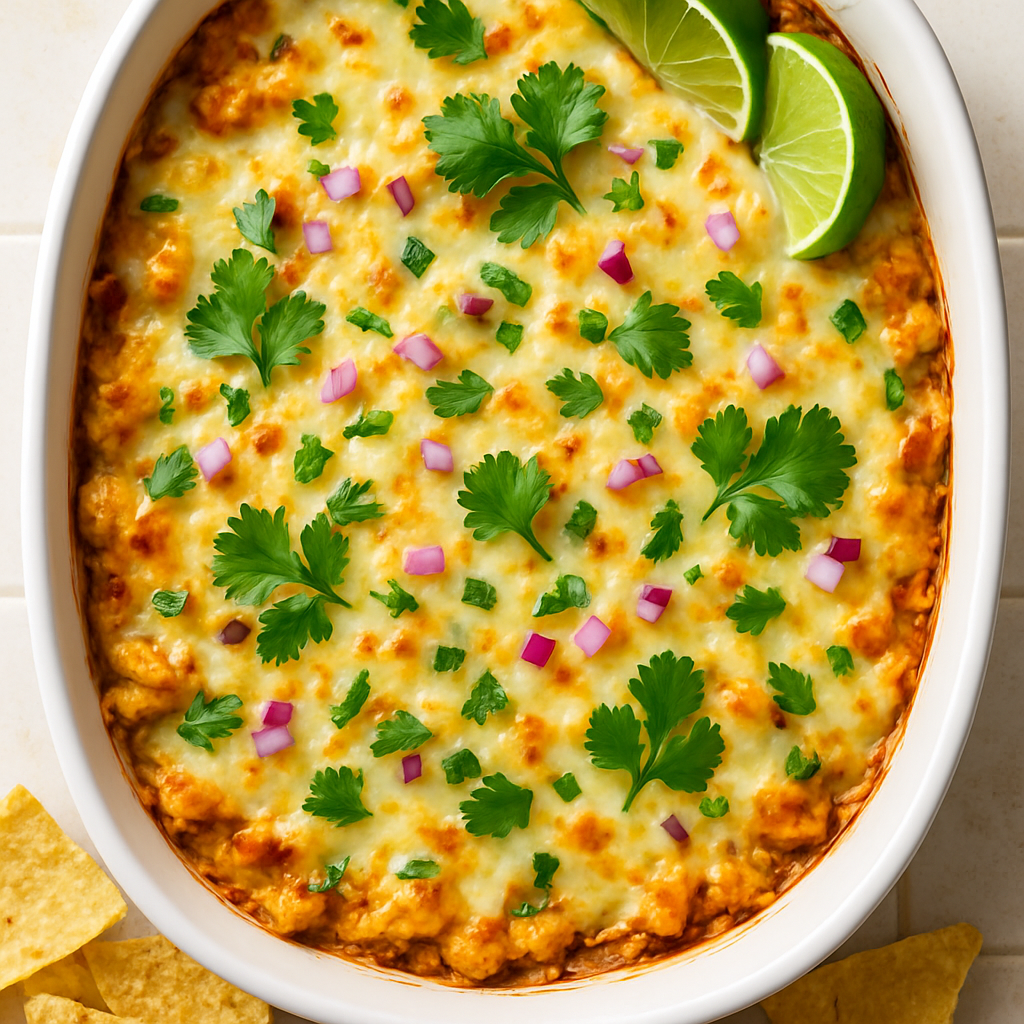 Chicken Taco Nacho Dip