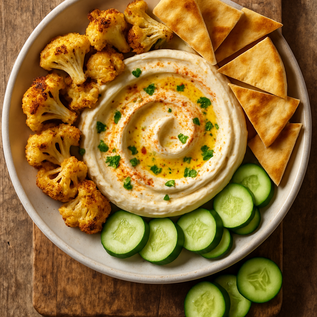Roasted Cauliflower and Garlic Dip