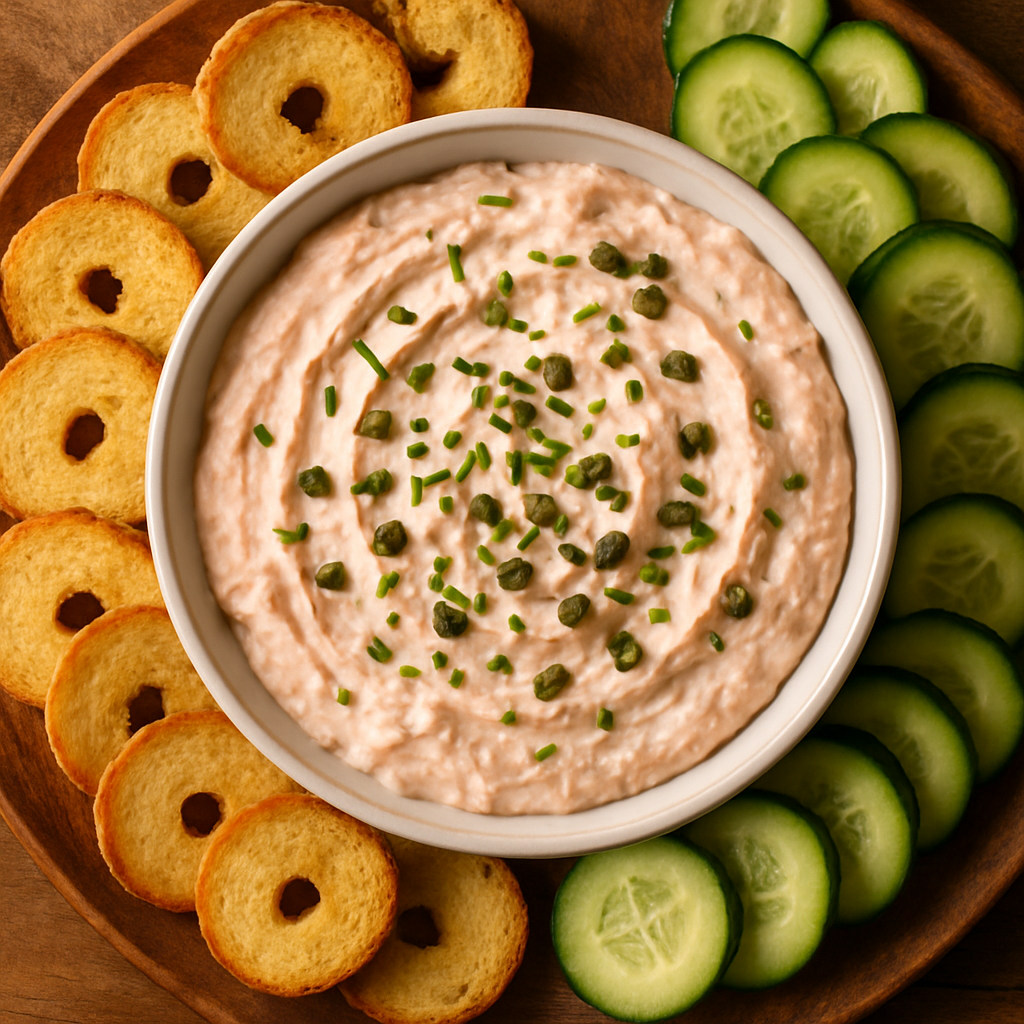 Classic Smoked Salmon Cream Cheese Dip