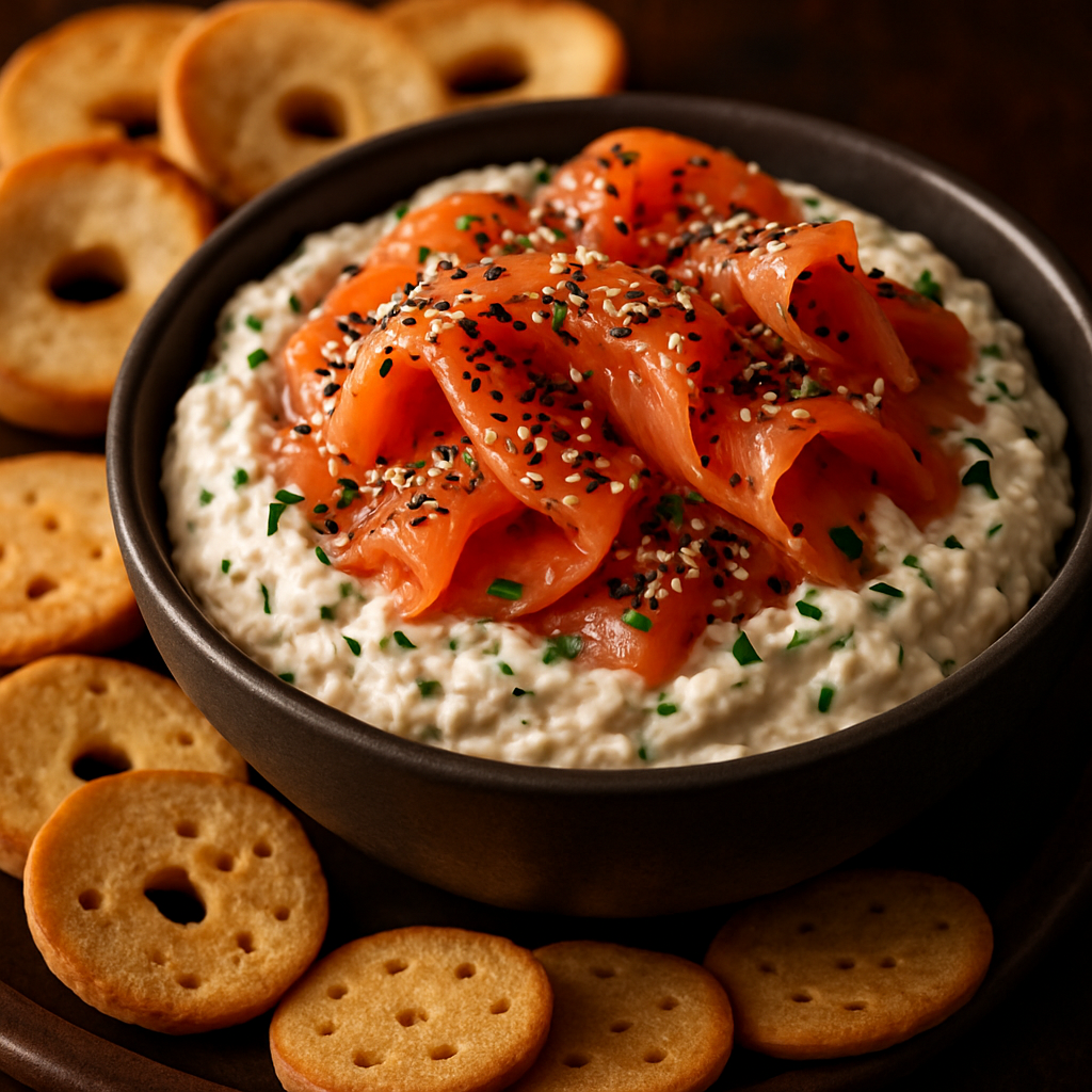 Everything Bagel Smoked Salmon Dip