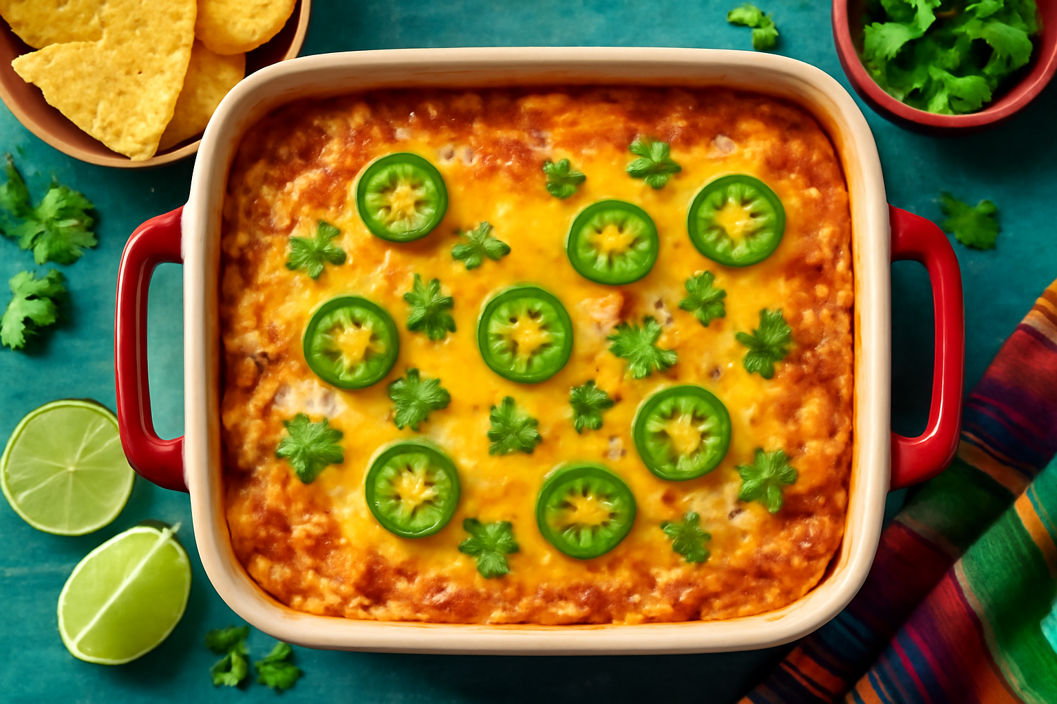 Chicken Enchilada Dip: Tex-Mex Night in a Bowl