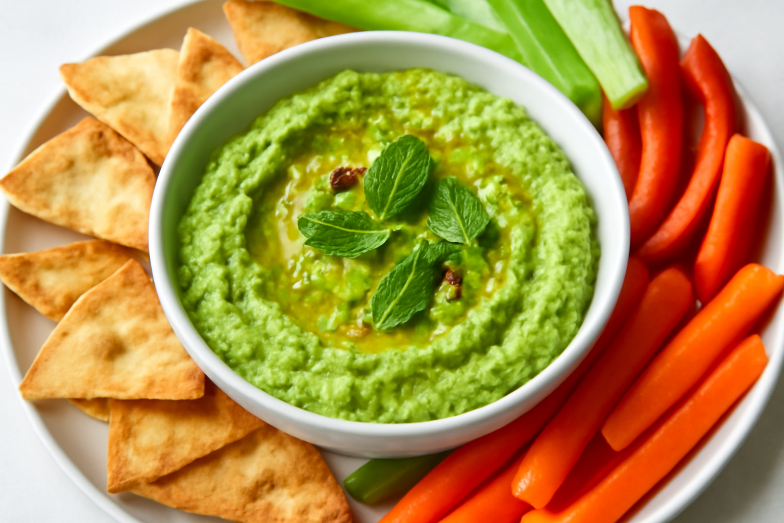 Pea and Edamame Dip: The Brilliant Green Dip That Steals the Show