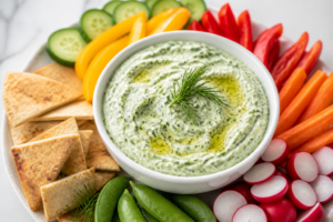 Spinach Dip Without Artichoke: The Pure Spinach Version Made With Whipped Cream Cheese