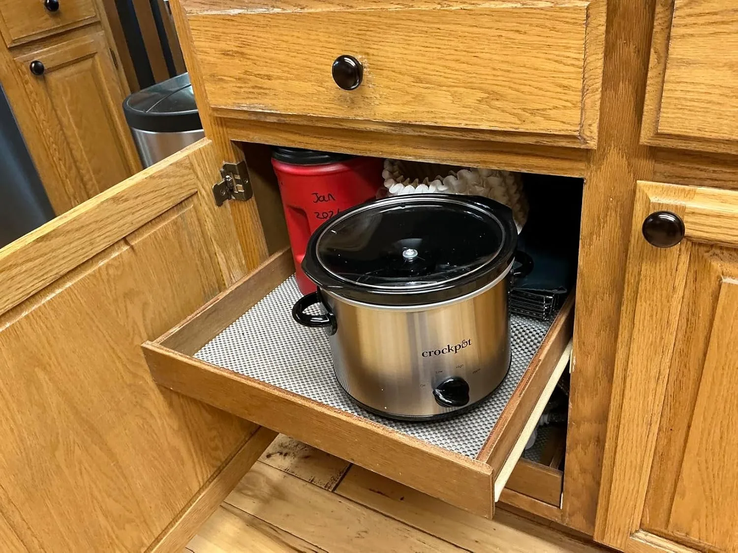 Customer photo of slow cooker chili cheese dip with melted cheese and toppings