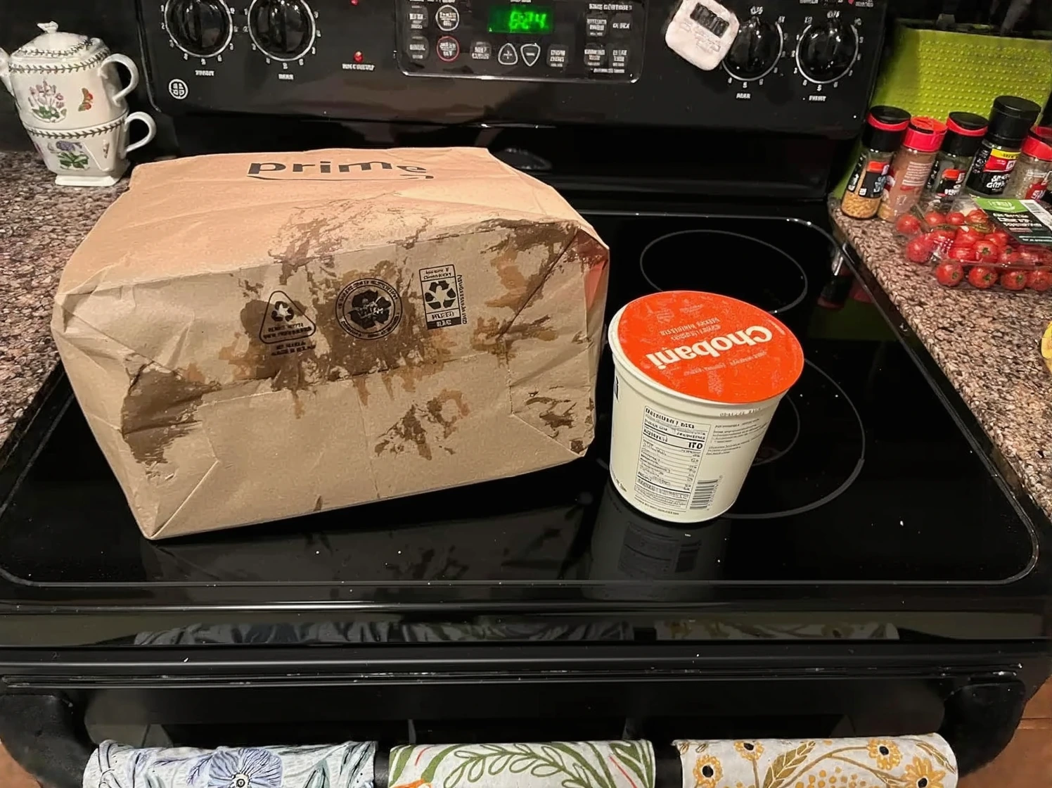 Customer photo of fresh herb yogurt dip in a bowl with herbs and ingredients