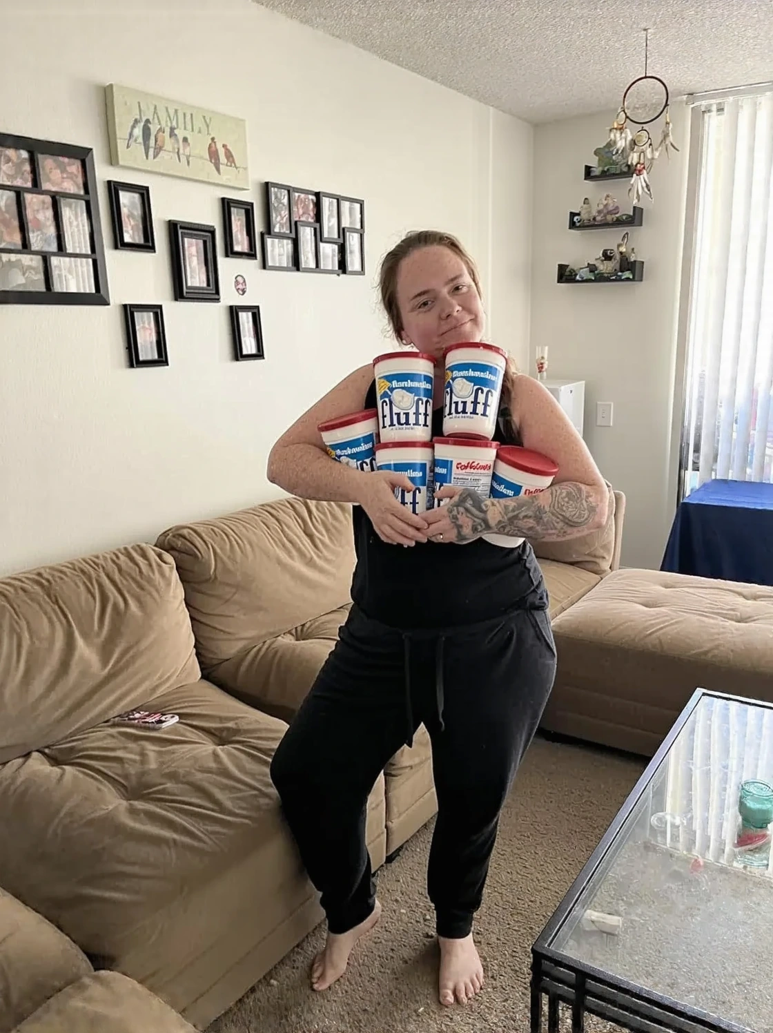 Customer photo of marshmallow fruit dip with fresh strawberries and apple slices for dipping
