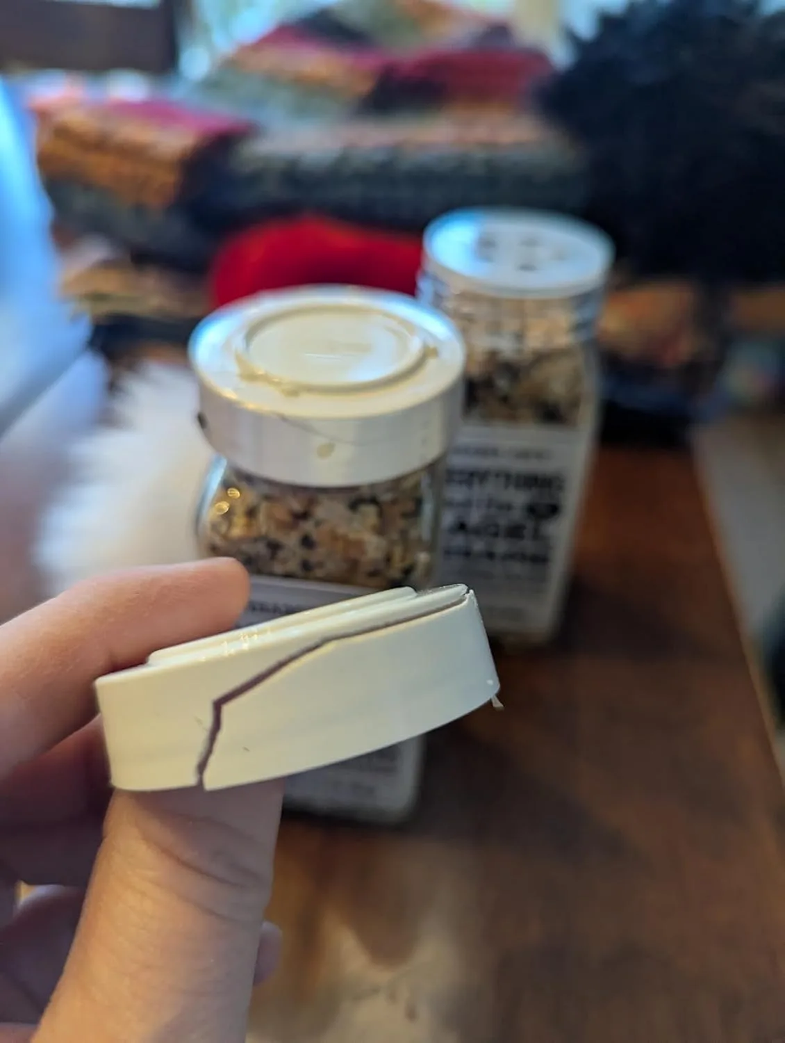Customer photo of everything bagel dip served with bagel chips and crackers