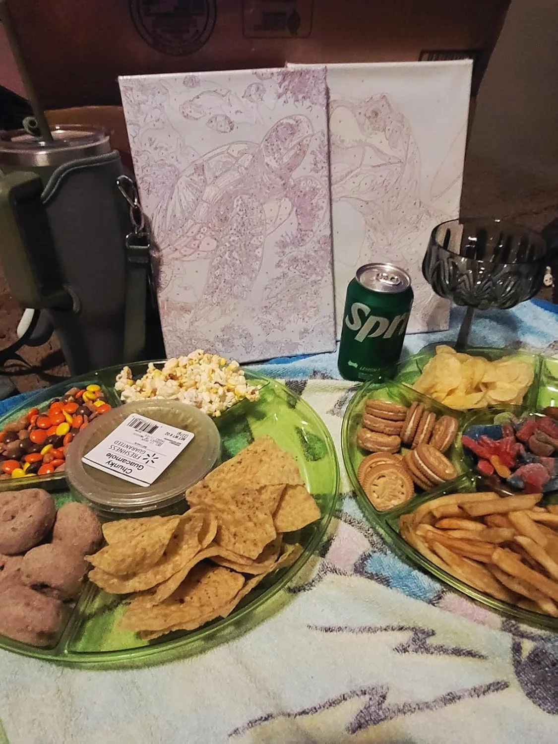 Customer photo of classic veggie dip served with fresh vegetables and crackers