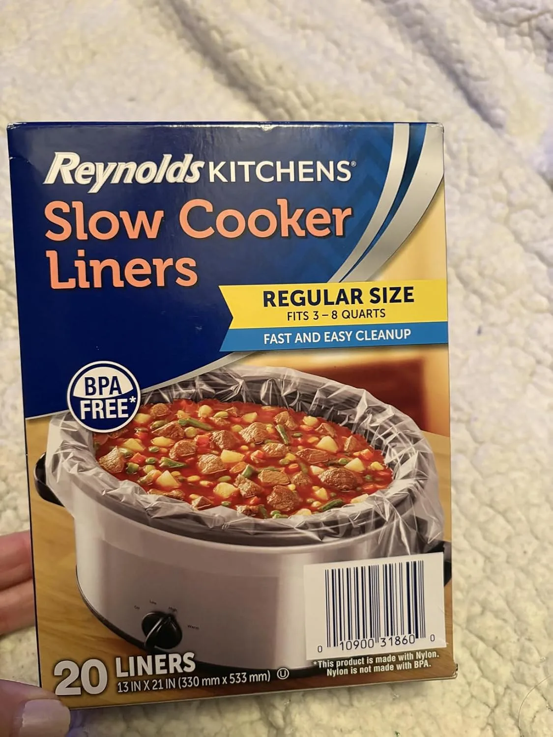 Customer photo of creamy spinach and artichoke dip in a slow cooker