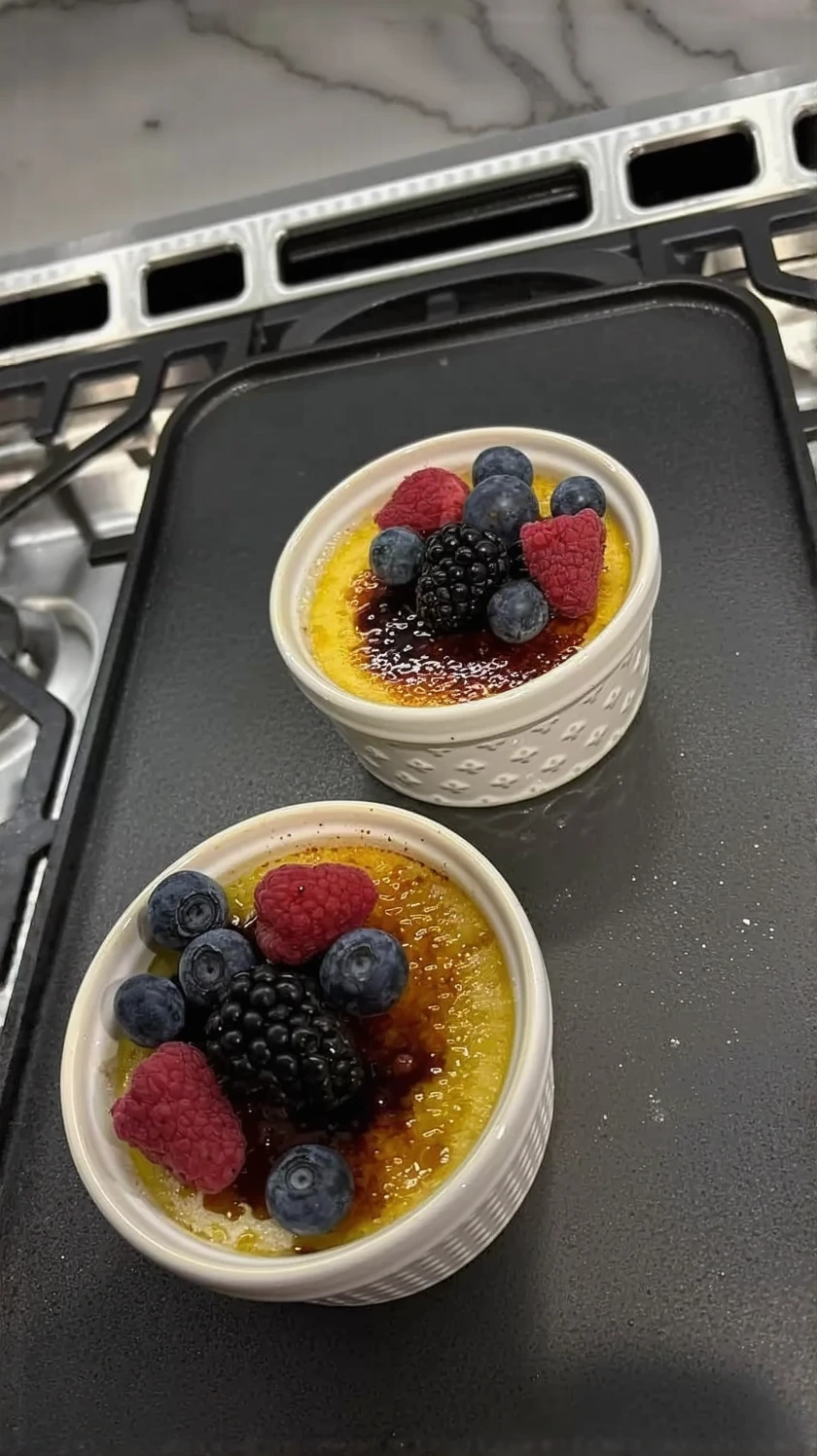 Customer photo of melted cheese dip bubbling in a baking dish fresh from the oven