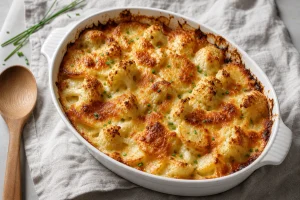 Cauliflower Potato Au Gratin: The Vegetable That Drinks the Sauce