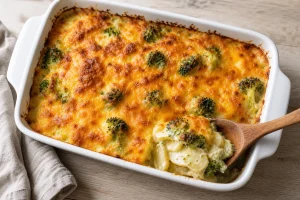 Broccoli Potato Au Gratin From the Freezer: Take Out Milk, Not Bake Time