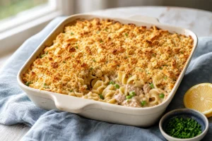 Tuna Noodle Casserole Without the Chalky Tuna